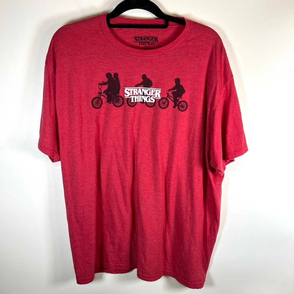 Stranger Things Graphic T Shirt Red Netflix Official Merchandise‎ Men's 2XL